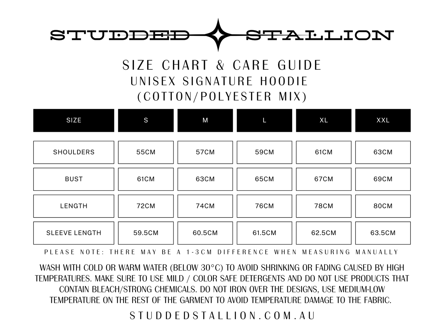 Studded Stallion Hoodie Charcoal