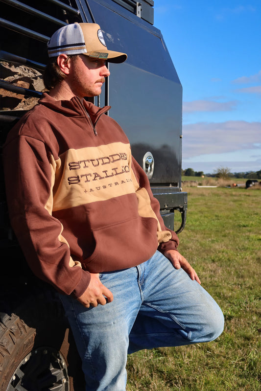 Quarter Mile Jumper Dark Brown/Light Brown