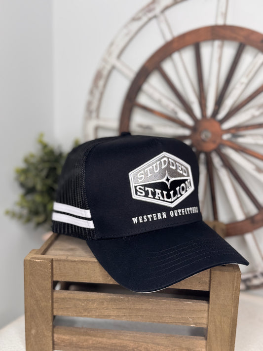 Black/white Roadhouse Cap