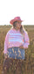 Quarter Mile Jumper Pink/White