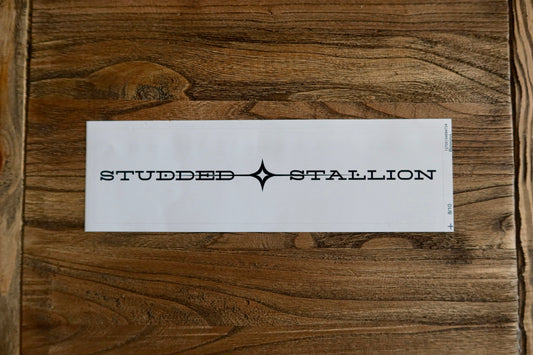 Studded Stallion Bumper Sticker