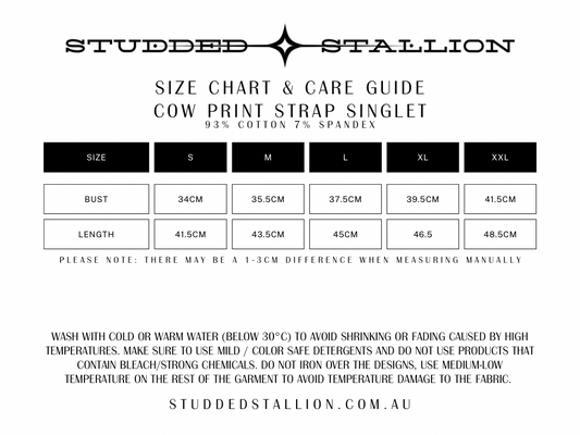 Midnight Cowgirl Singlet