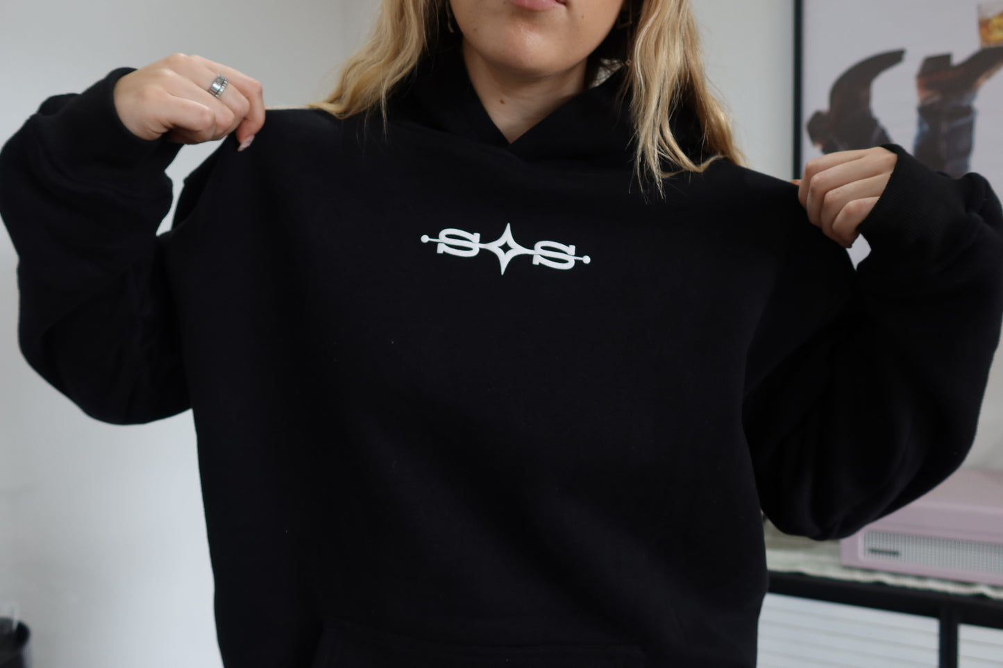 Black SS Hoodie