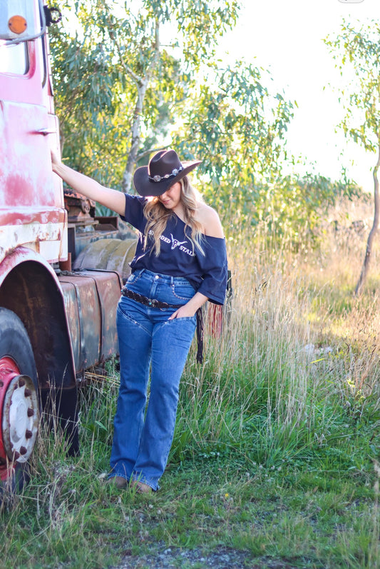 Side Saddle Tee