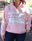 Quarter Mile Jumper Pink/White