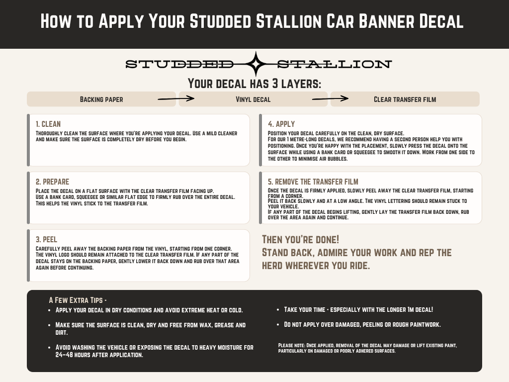 Car Banner Sticker