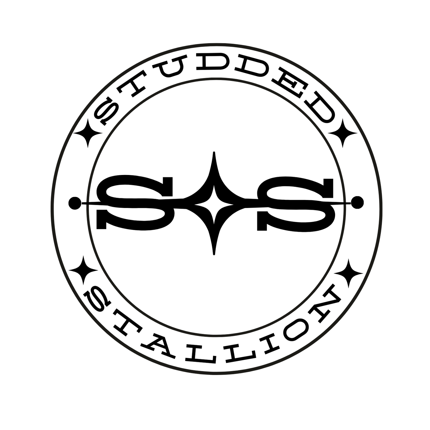 Studded Stallion Hoodie Charcoal